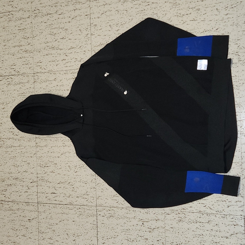 Adidas Black & Blue Mastermind World Pullover Hoodie Sweater